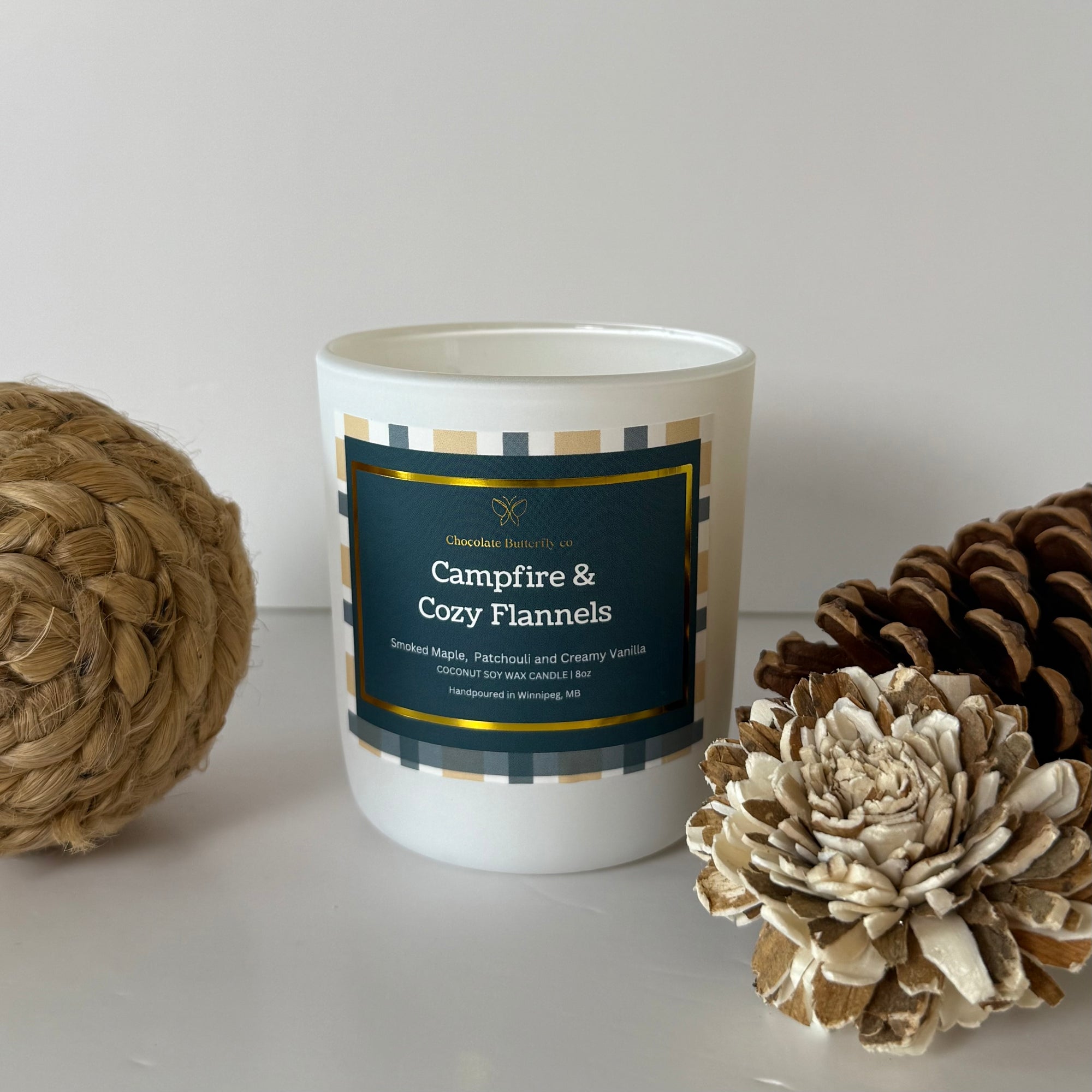 Camfire and Cozy Flannels Candle