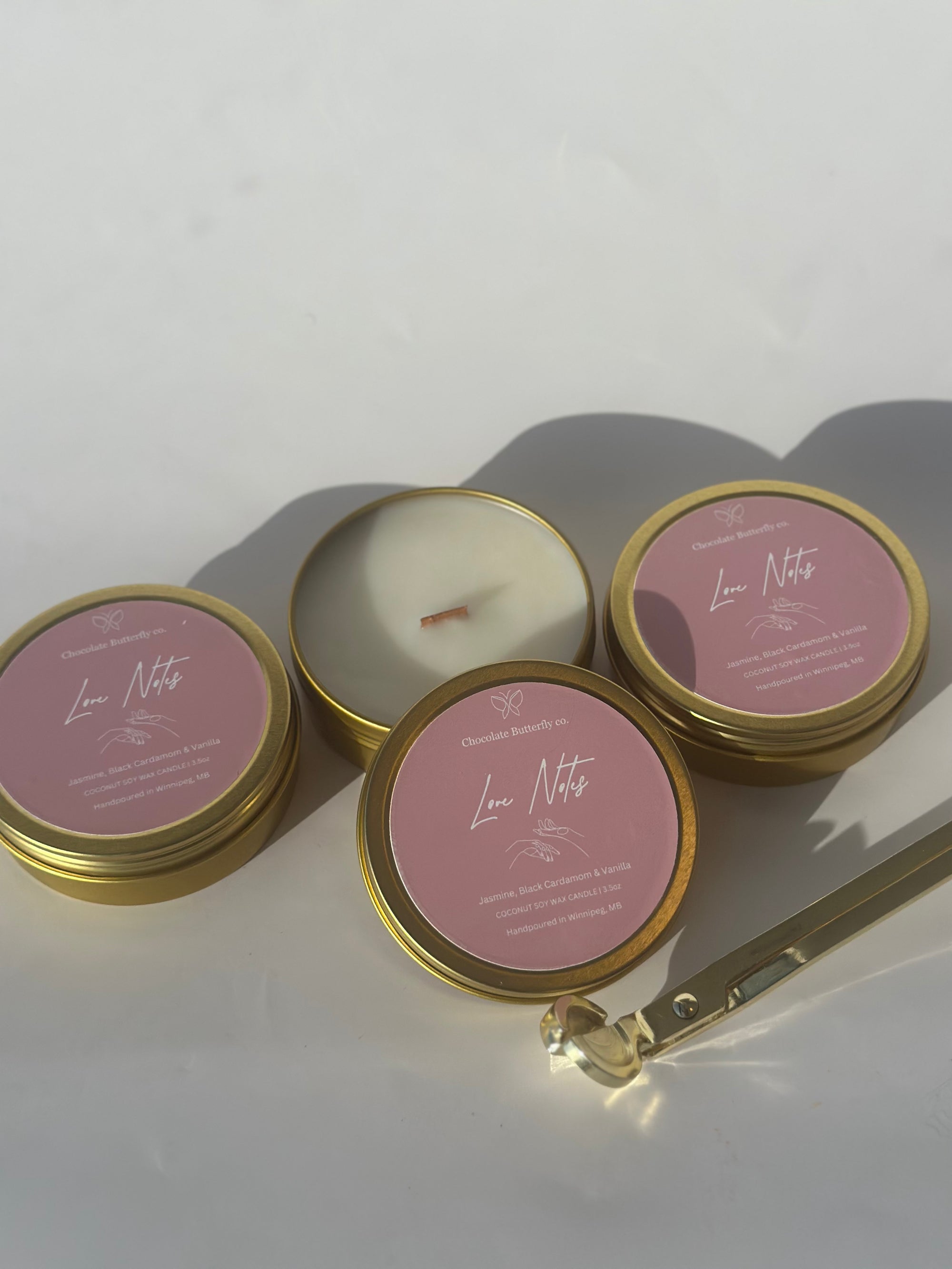 Love Notes Travel Tin Candle